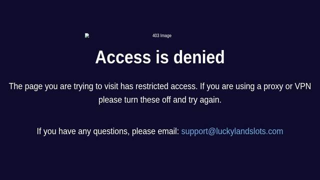 LuckyLand casino screenshot